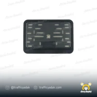 قاب پلاک موتور سیکلت طلق دار (بی رنگ)