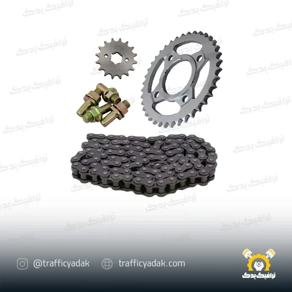 ست دنده زنجیر موتور سیکلت راپیدو 102L مناسب برای هوندا