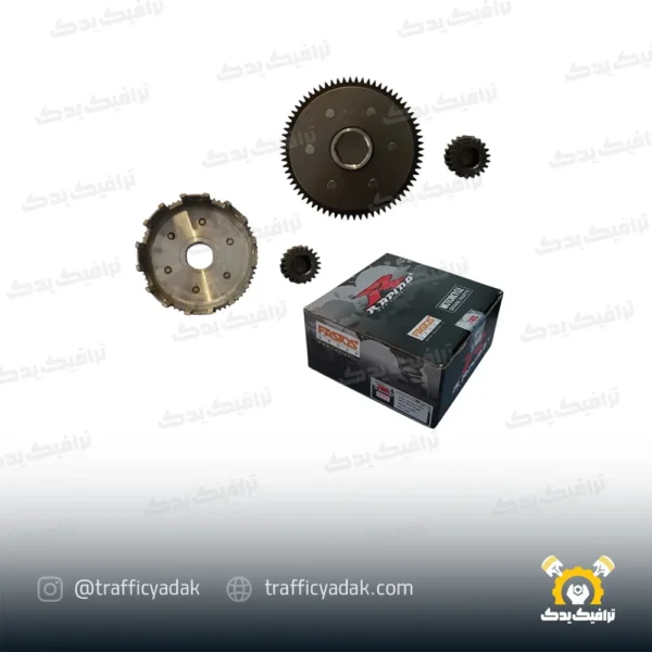 دیسک کلاچ با دنده مقابل هوندا 200 از برند راپیدو