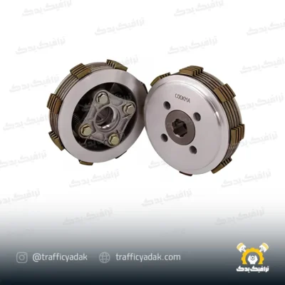 چهار شاخ کلاچ کامل موتور سیکلت کوکما مدل 4 پیچ مناسب برای هوندا (با صفحه کلاچ)