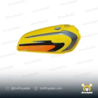 باک موتور سیکلت زرد تیزرو مناسب برای هوندا