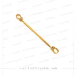 میله وسط فرمان اسپرت رنتال موتور سیکلت طلایی