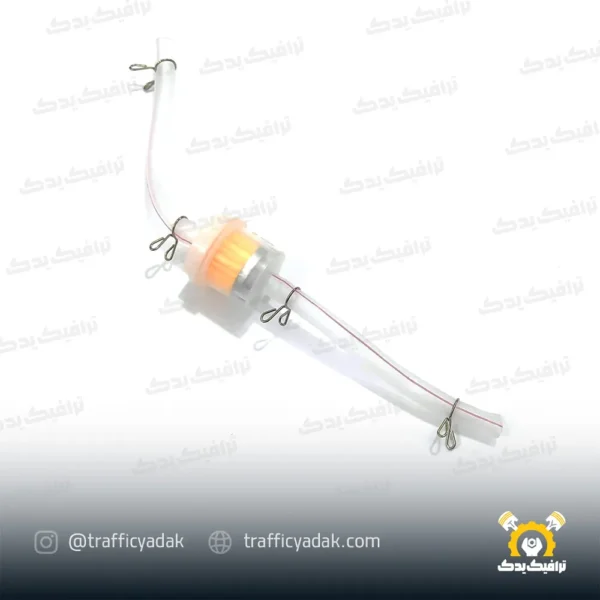 صافی بنزین با شلنگ موتور سیکلت کرون (آهنربادار)