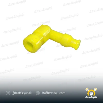 سر شمع رنگی موتور سیکلت زرد