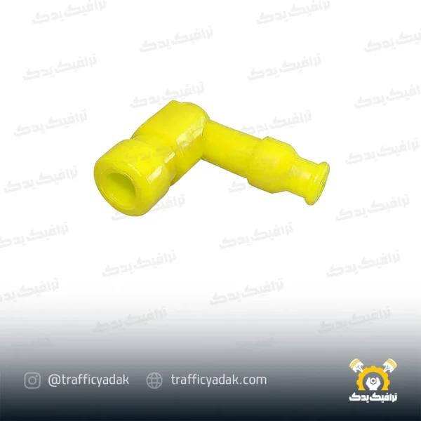 سر شمع رنگی موتور سیکلت زرد