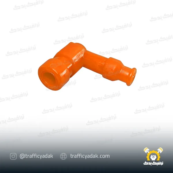 سر شمع رنگی موتور سیکلت نارنجی