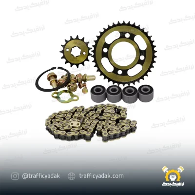 ست دنده زنجیر موتور سیکلت کوکما مناسب برای هوندا 125