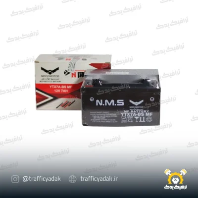 باتری 7 آمپر موتور سیکلت NMS مناسب برای انواع کلیک و طرح کلیک