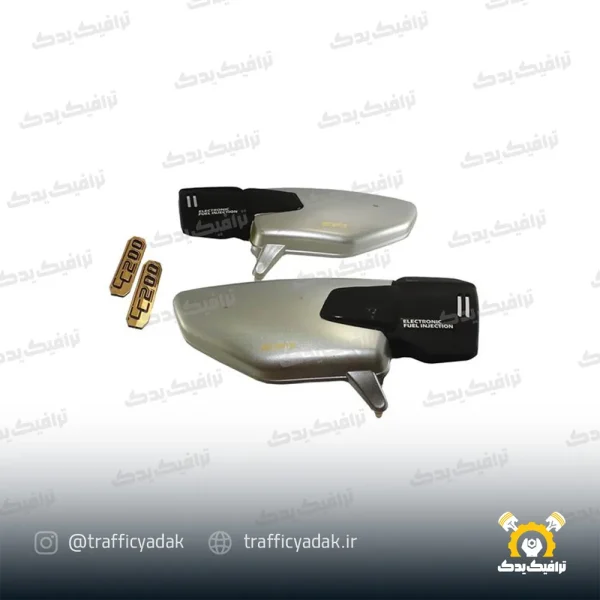 قاب بغل نقره ای موتور سیکلت هوندا انژکتور ABS