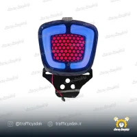 چراغ خطر اسپرت لونه زنبوری موتور سیکلت مناسب برای هوندا (دارای قابلیت تغییر رنگ)