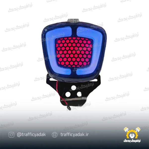 چراغ خطر اسپرت لونه زنبوری موتور سیکلت مناسب برای هوندا (دارای قابلیت تغییر رنگ)