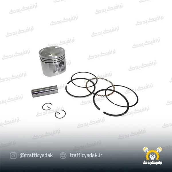 رینگ و پیستون موتور سیکلت استاندارد مناسب برای هوندا 125 (شماره 25)