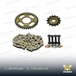 ست دنده زنجیر موتور سیکلت کوکما مناسب برای ویو و طرح ویو