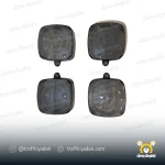 طلق چراغ راهنما مشکی دودی موتور سیکلت مناسب برای هوندا (4 عددی)