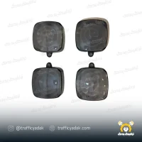 طلق چراغ راهنما مشکی دودی موتور سیکلت مناسب برای هوندا (4 عددی)