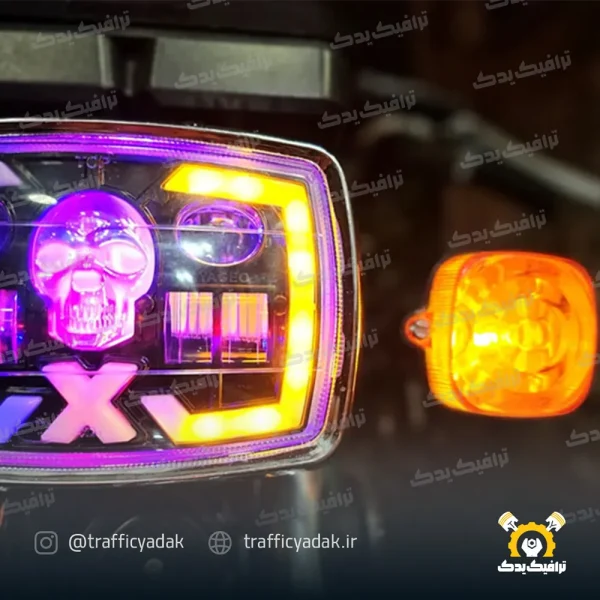 چراغ جلو اسکلتی هندا