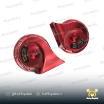 بوق حلزونی رنتال موتور سیکلت قرمز