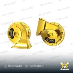 بوق حلزونی رنتال موتور سیکلت طلایی