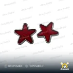 شبرنگ گوشواره ستاره پیچ 6 هوندا قرمز