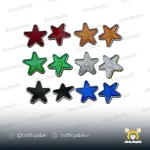 شبرنگ گوشواره ستاره پیچ 6 موتور سیکلت مناسب برای هوندا (دو عددی)