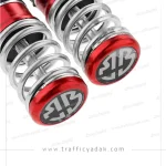 جاپایی عقب فنری رنتال موتور سیکلت قرمز