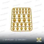 پک گل پیچ اسپرت موتور سیکلت طلایی