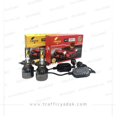 هدلایت 4 رنگ 5 حالته موتور سیکلت لنزو