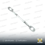 میله وسط فرمان رنتال اسپرت ریگلاژی موتور سیکلت نقره ای