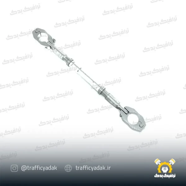 میله وسط فرمان رنتال اسپرت ریگلاژی موتور سیکلت نقره ای