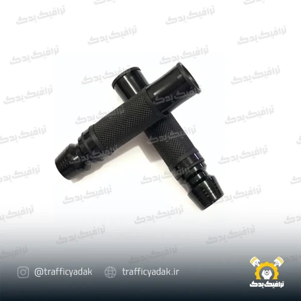 سر دسته اسپرت فلزی وزنه دار رنتال موتور سیکلت مشکی