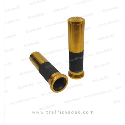 دسته گاز اسپرت فلزی شیار دار موتور سیکلت