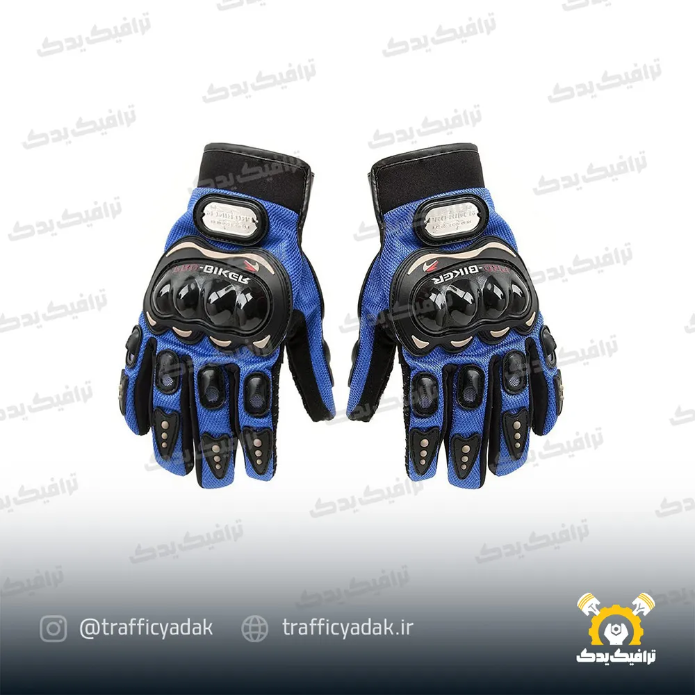 dastkesh-probiker (4) دستکش موتور سواری پروبایکر (پروتکشن دار - رنگ بندی کامل)