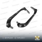 هندگارد کربن اسپرت موتور سیکلت نقره ای