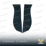 کف پایی موتور سیکلت آیروکس و طرح آیروکس مشکی