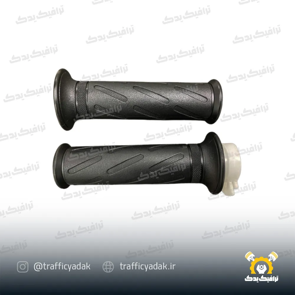 lastik-daste-200 لاستیک سر دسته موتور سیکلت مناسب برای هوندا 200 (با قابلیت نصب وزنه فرمان)