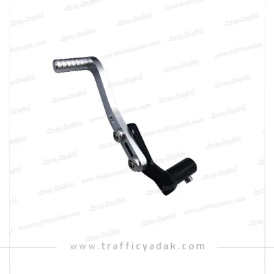 پدال دنده یک طرفه رنتال ریگلاژی موتور سیکلت نقره ای