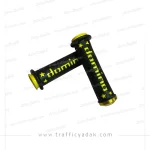 دسته گاز اسپرت دومینو استار موتور سیکلت زرد
