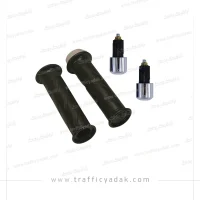 لاستیک سر دسته و وزنه فرمان استیل موتور سیکلت هوندا