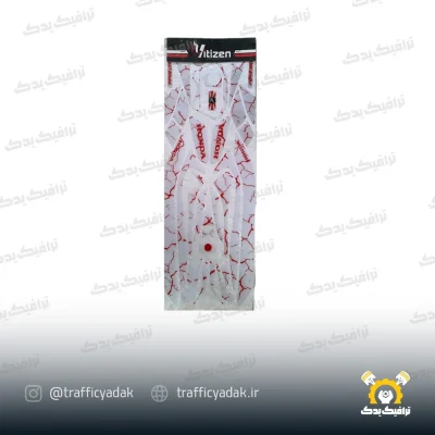 پد کامل ژله ای ضد خش سفید موتور سیکلت کلیک سفید قرمز