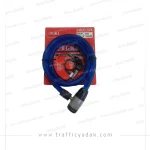 قفل کابلی ضخیم موتور سیکلت TGR1 مدل 8008 آبی