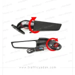 آیینه اسپرت طرح H2R چراغ دار