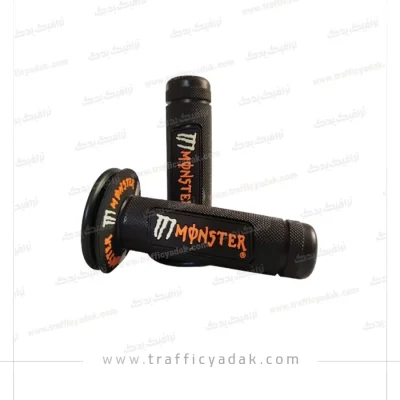 لاستیک سر دسته اسپرت موتور سیکلت مانستر نارنجی