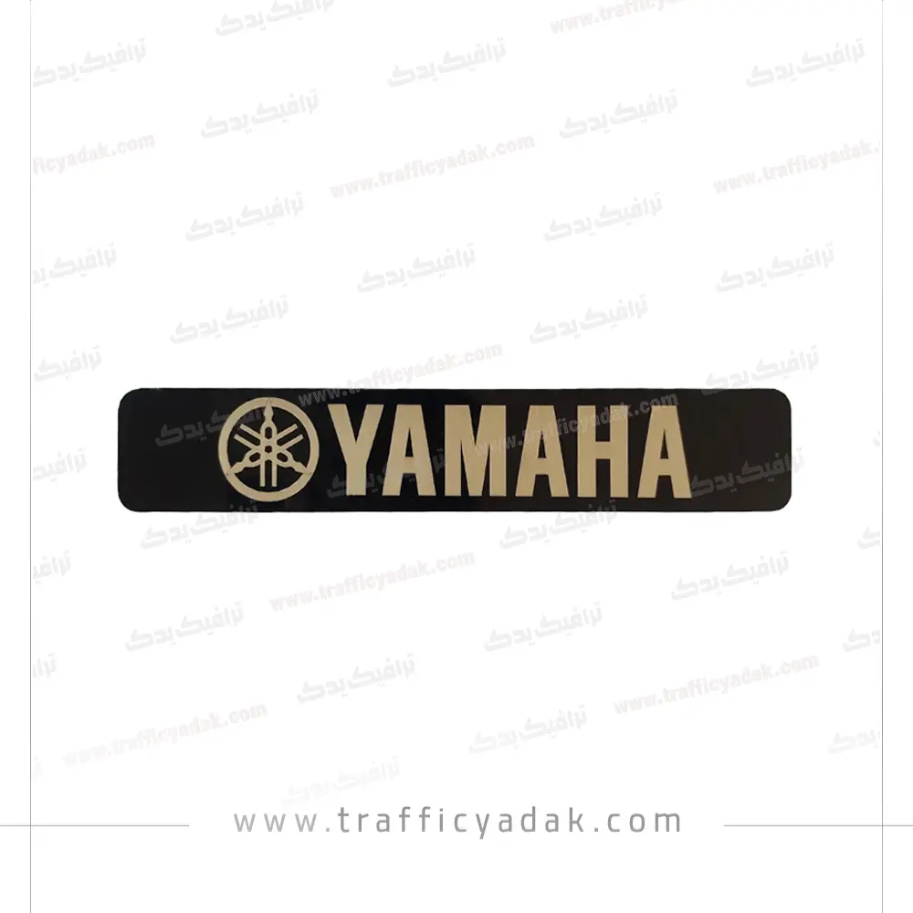 tablo-jolo-yamaha تابلو جلو یاماها مستطیل لیزری مشکی موتور سیکلت
