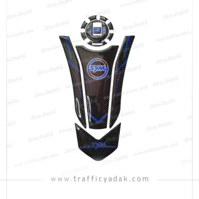 برچسب ژله ای باک موتور سیکلت گلکسی NA آبی