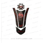 برچسب ژله ای باک موتور سیکلت گلکسی NA قرمز