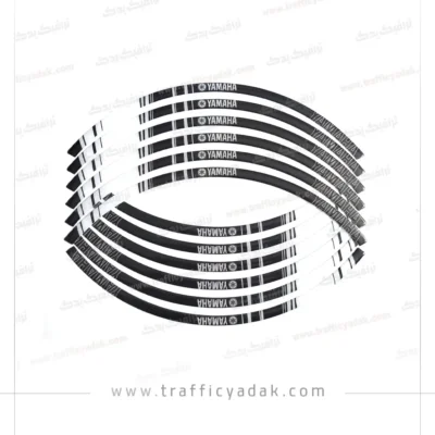 برچسب دور رینگ ژله ای موتور سیکلت یاماها (YAMAHA) مشکی