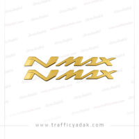 آرم بدنه طلایی برجسته موتور سیکلت NMAX