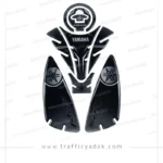برچسب ژله ای باک موتور سیکلت R25 مشکی طوسی