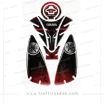 برچسب ژله ای باک موتور سیکلت R25 مشکی قرمز