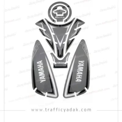 برچسب ژله ای باک موتور سیکلت R25 طوسی